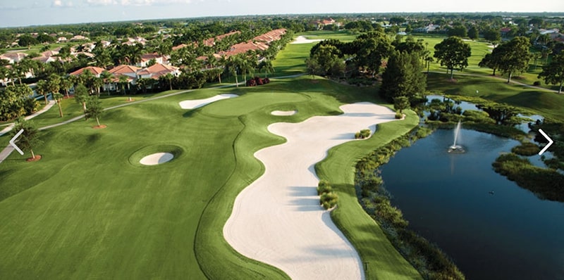 The perks of living in Ibis, West Palm Beach, FL: three 18-hole golf courses, 14 tennis courts, a 20-acre practice facility, and and homes with up to 9,000 square feet of living space 