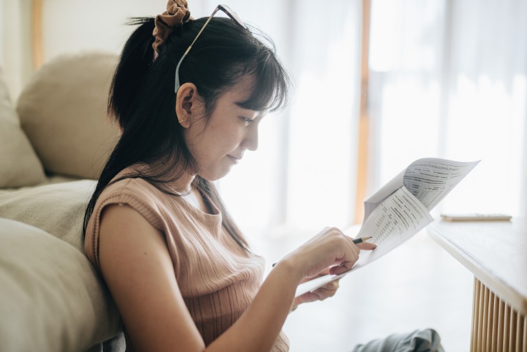 woman planning